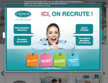 Tablet Screenshot of ladresse-caen.com